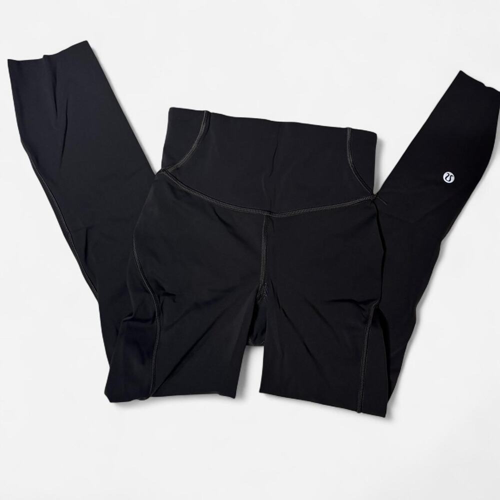 Lululemon Dark Grey Base Pace High-Rise Crop 23" Nulux Running Leggings Size 0